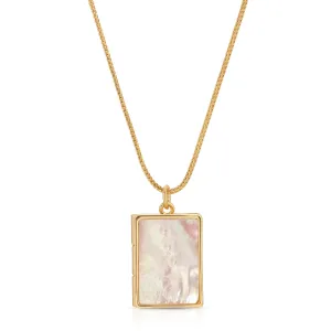 Pearl Locket Necklace
