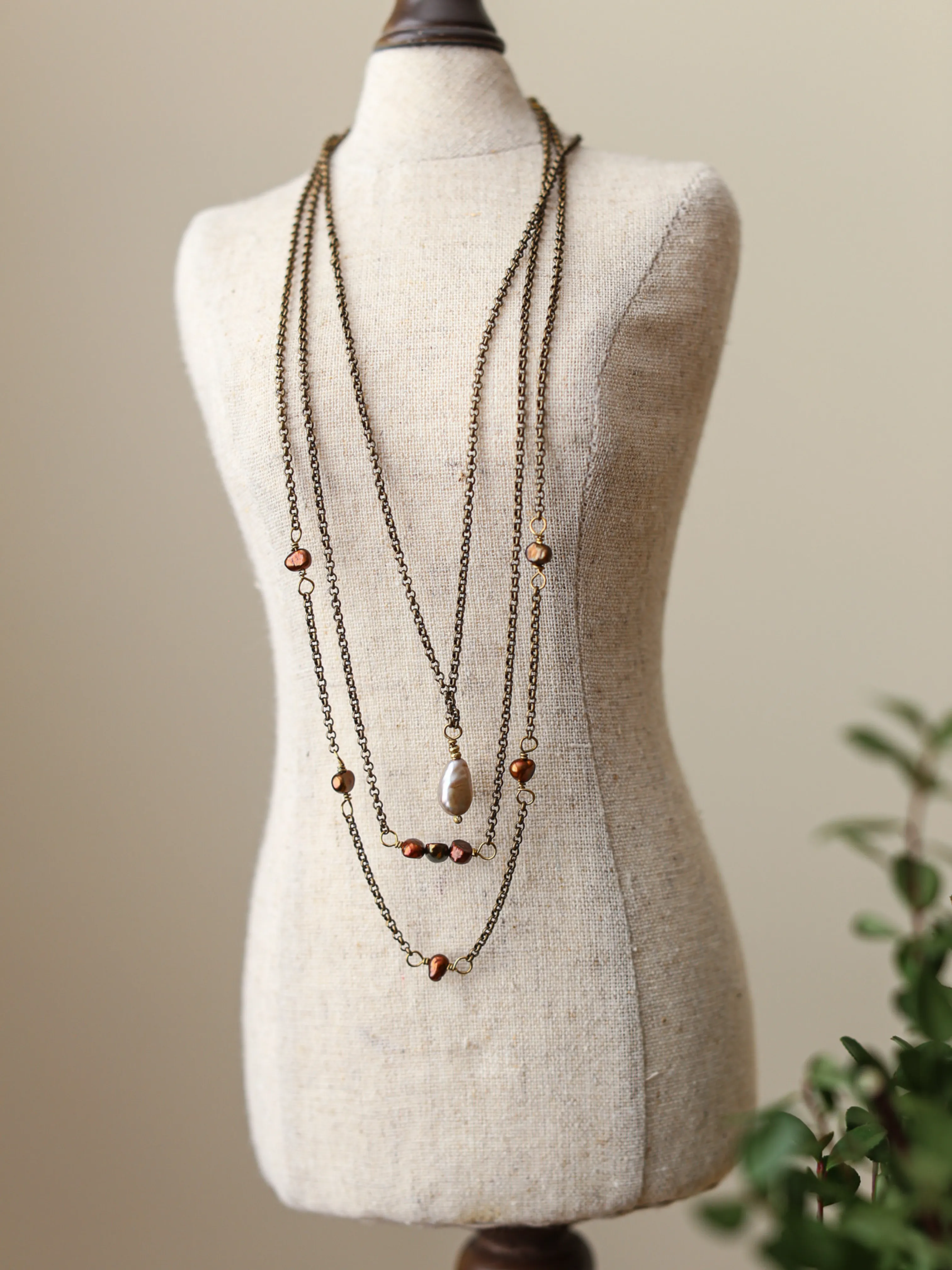 Pearl Necklace Trio