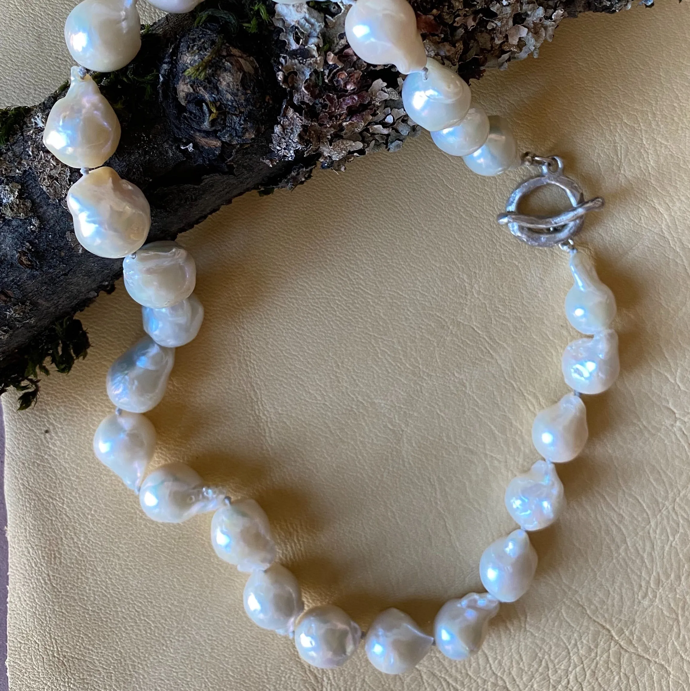 Pearl Necklace with Toggle