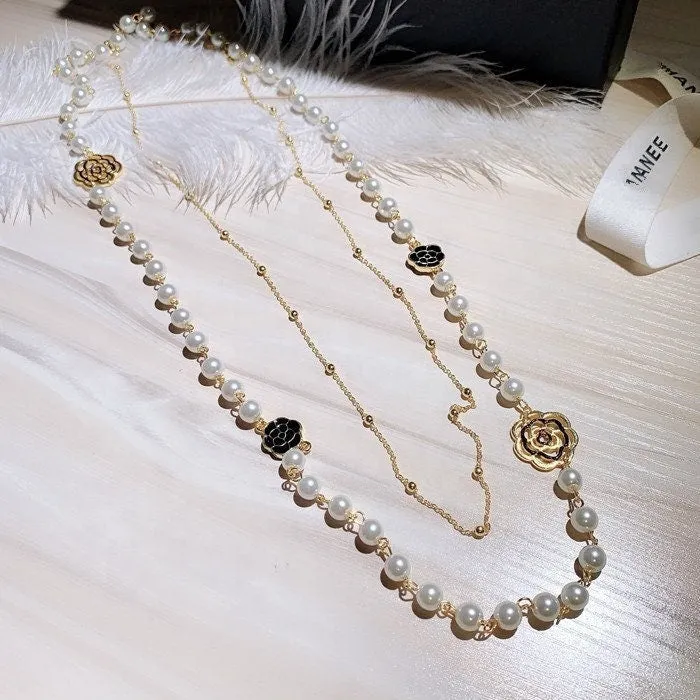 Pearl Necklace | Womens Pearl Necklace | Pearl Necklace for Women | Gold Pearl Necklace | Pearl Necklace with Gold | Pearl Pendant Necklace