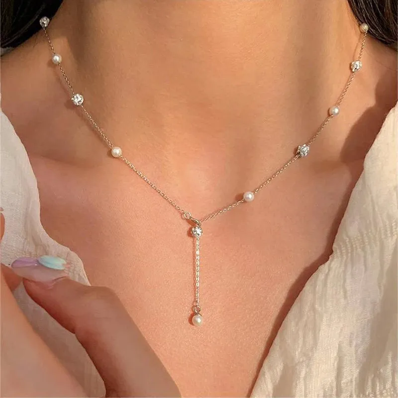 Pearl Pendant Necklace for Women