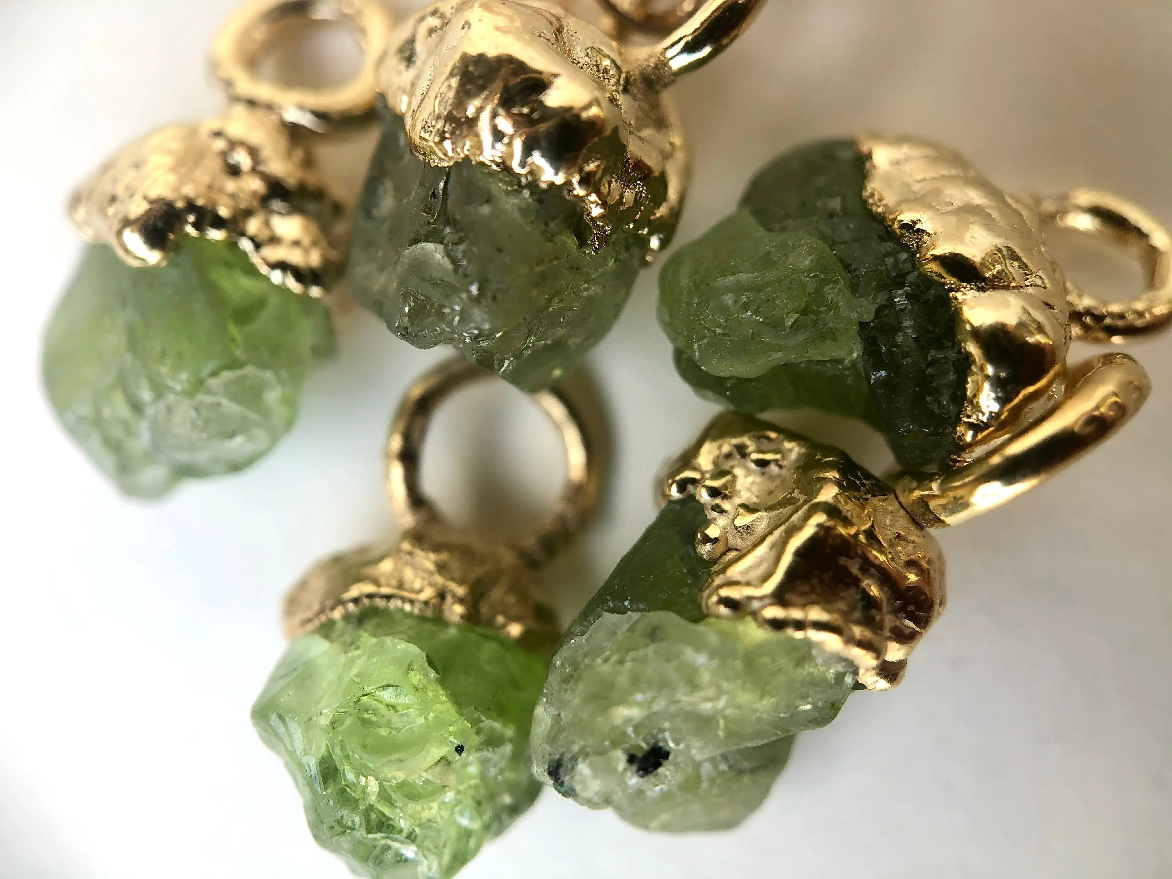 Peridot Drop Necklace
