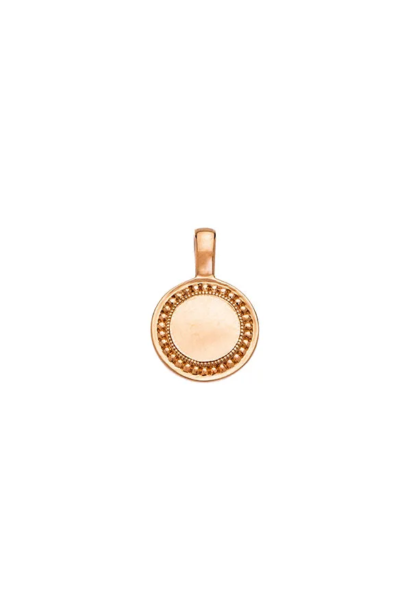 Personalize Small Round Charm