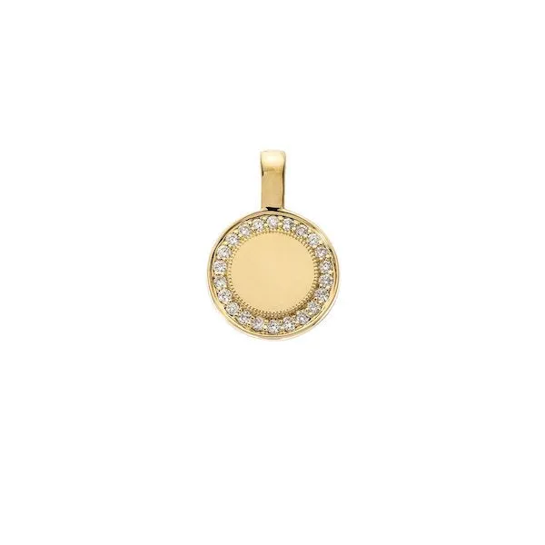 Personalize Small Round Charm