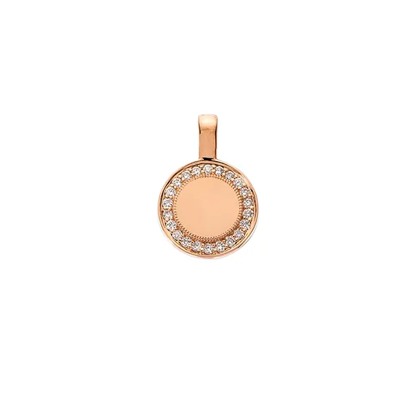 Personalize Small Round Charm