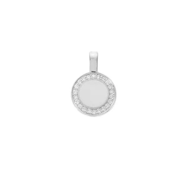 Personalize Small Round Charm
