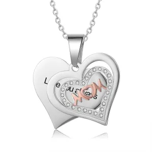 Personalized Cordate Necklace Stainless Steel Jewelry