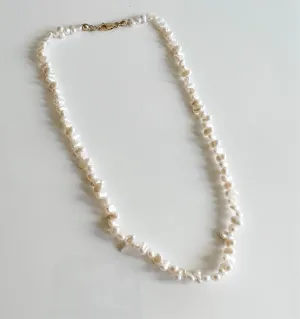 Petite fresh water pearl necklace