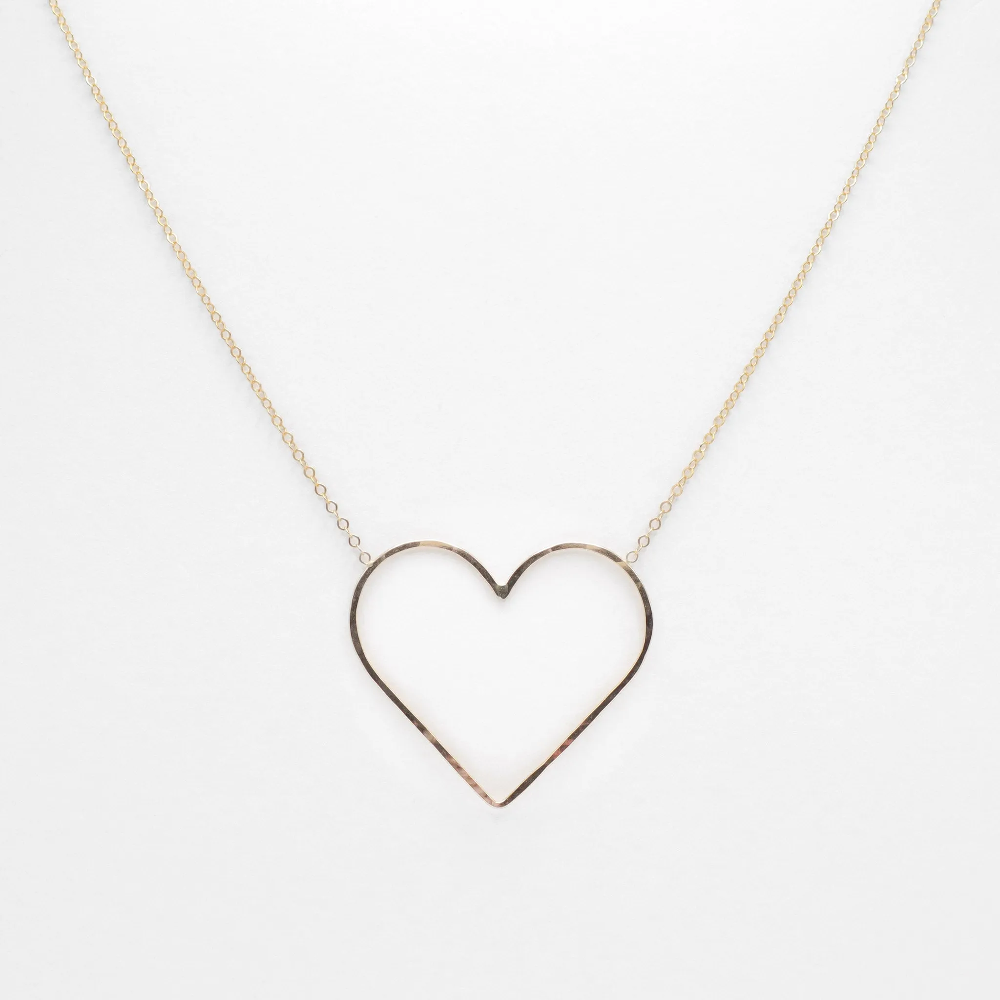 Petite Heart of Gold / Silver Lining Necklace