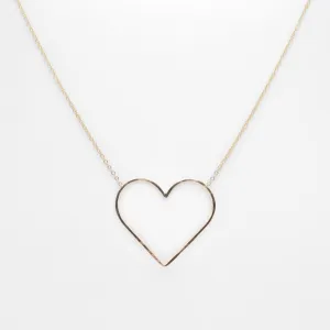 Petite Heart of Gold / Silver Lining Necklace