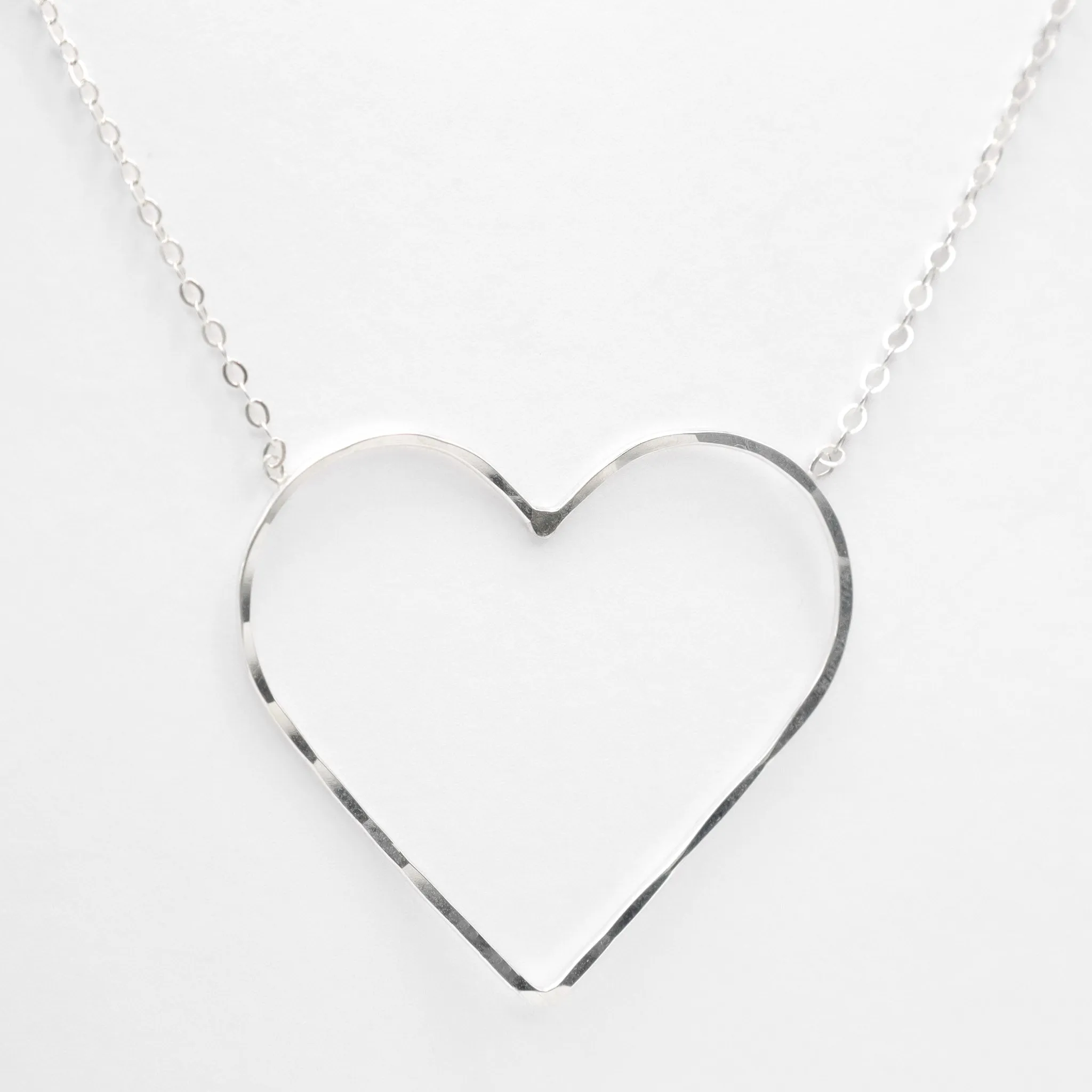 Petite Heart of Gold / Silver Lining Necklace
