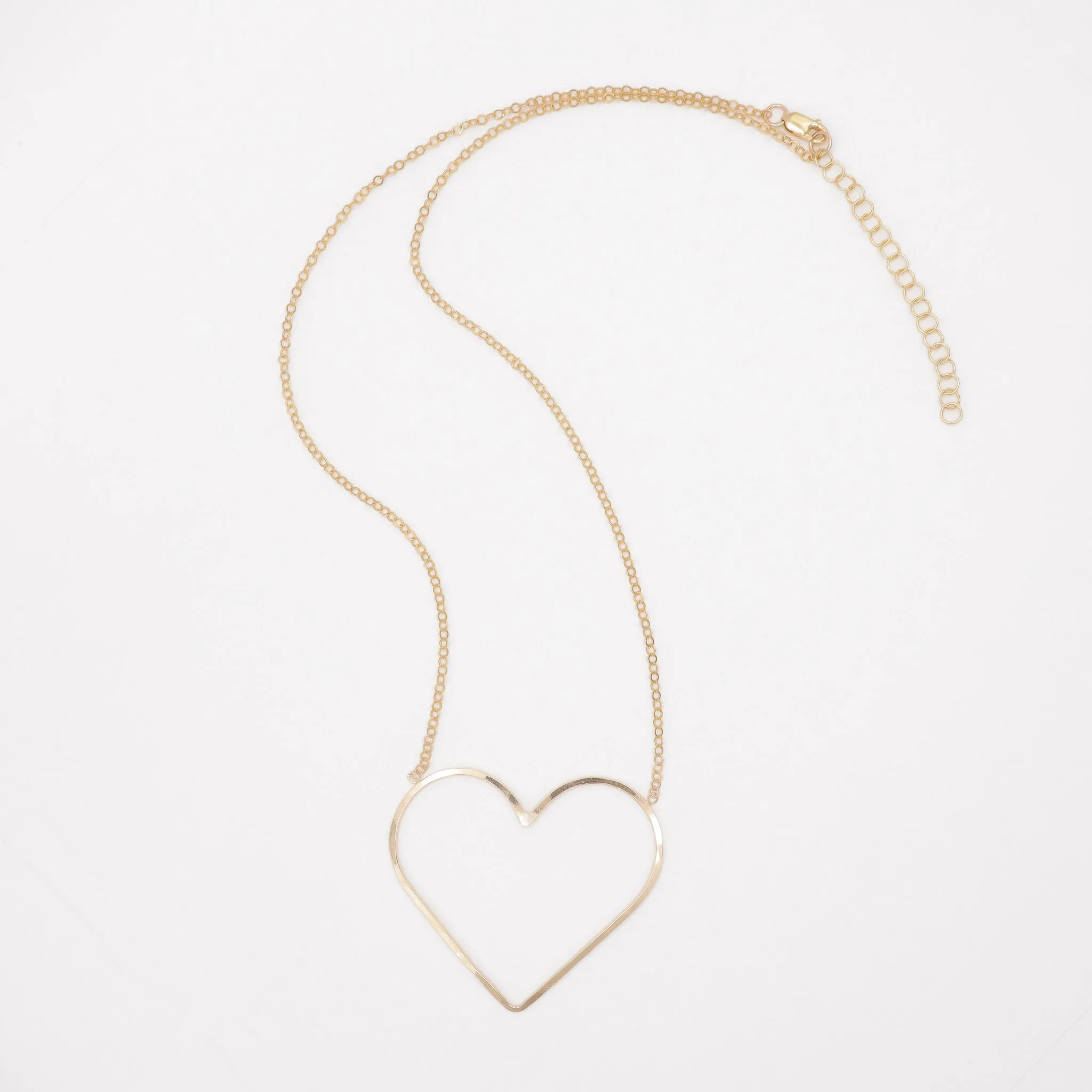 Petite Heart of Gold / Silver Lining Necklace