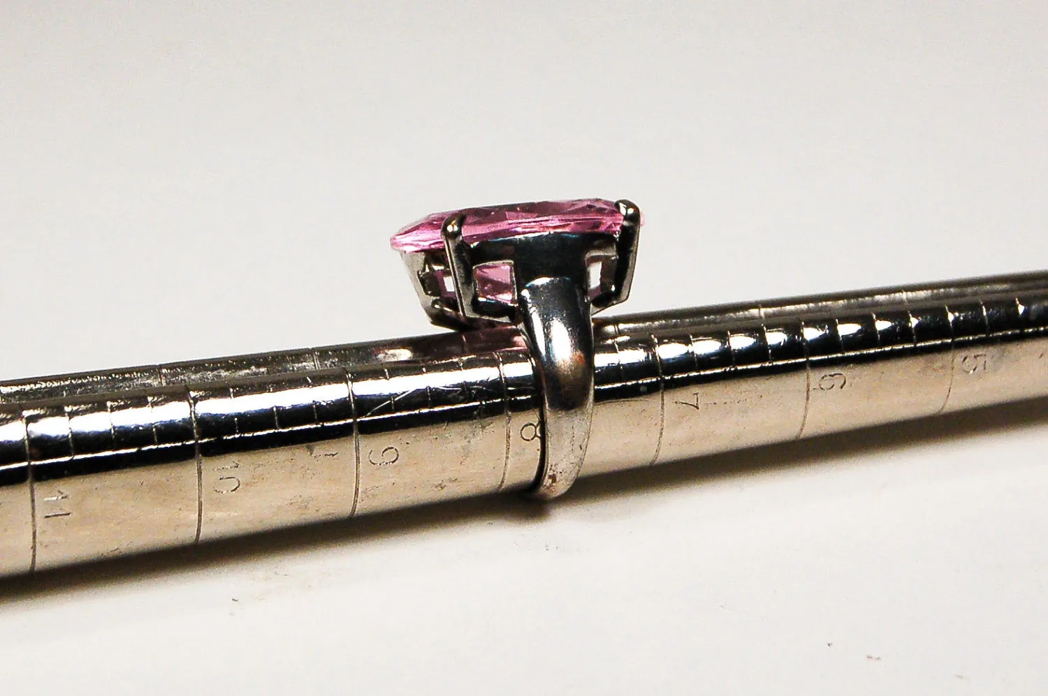 Pink Crystal Statement Ring
