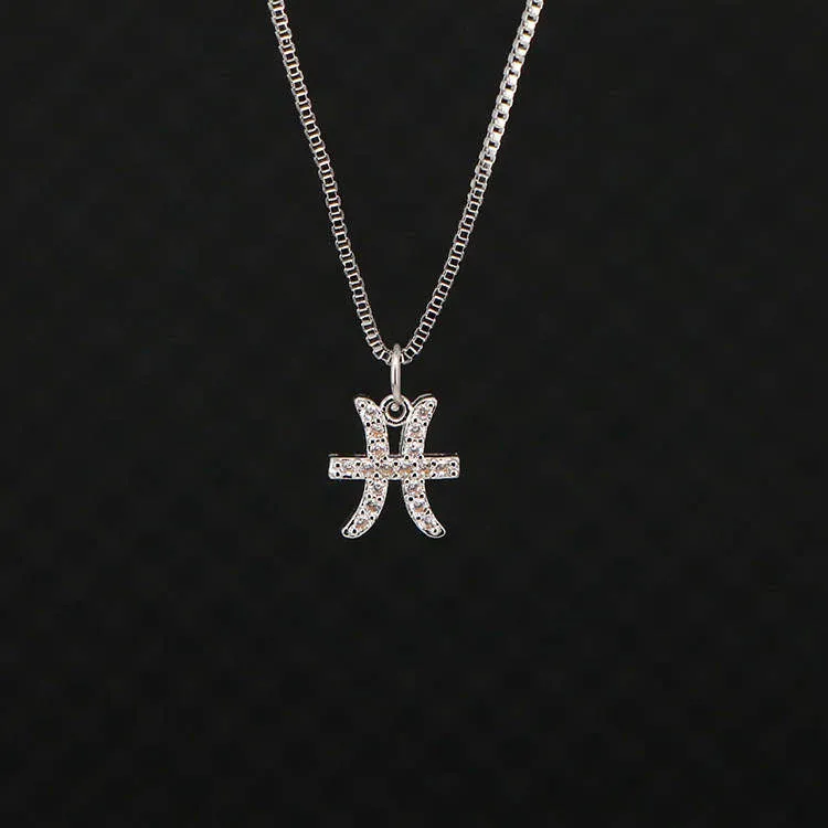 Pisces stones necklaces