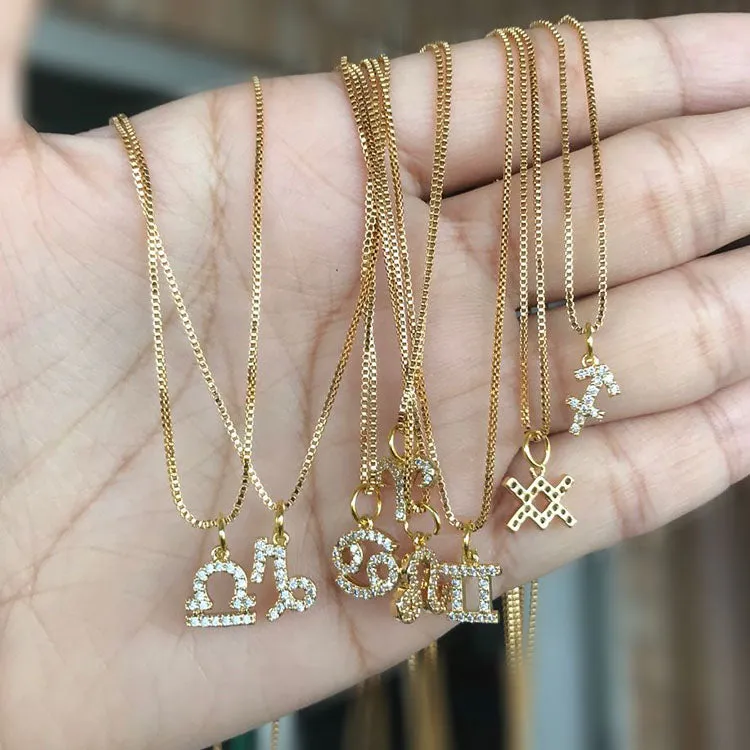Pisces stones necklaces