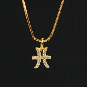 Pisces stones necklaces