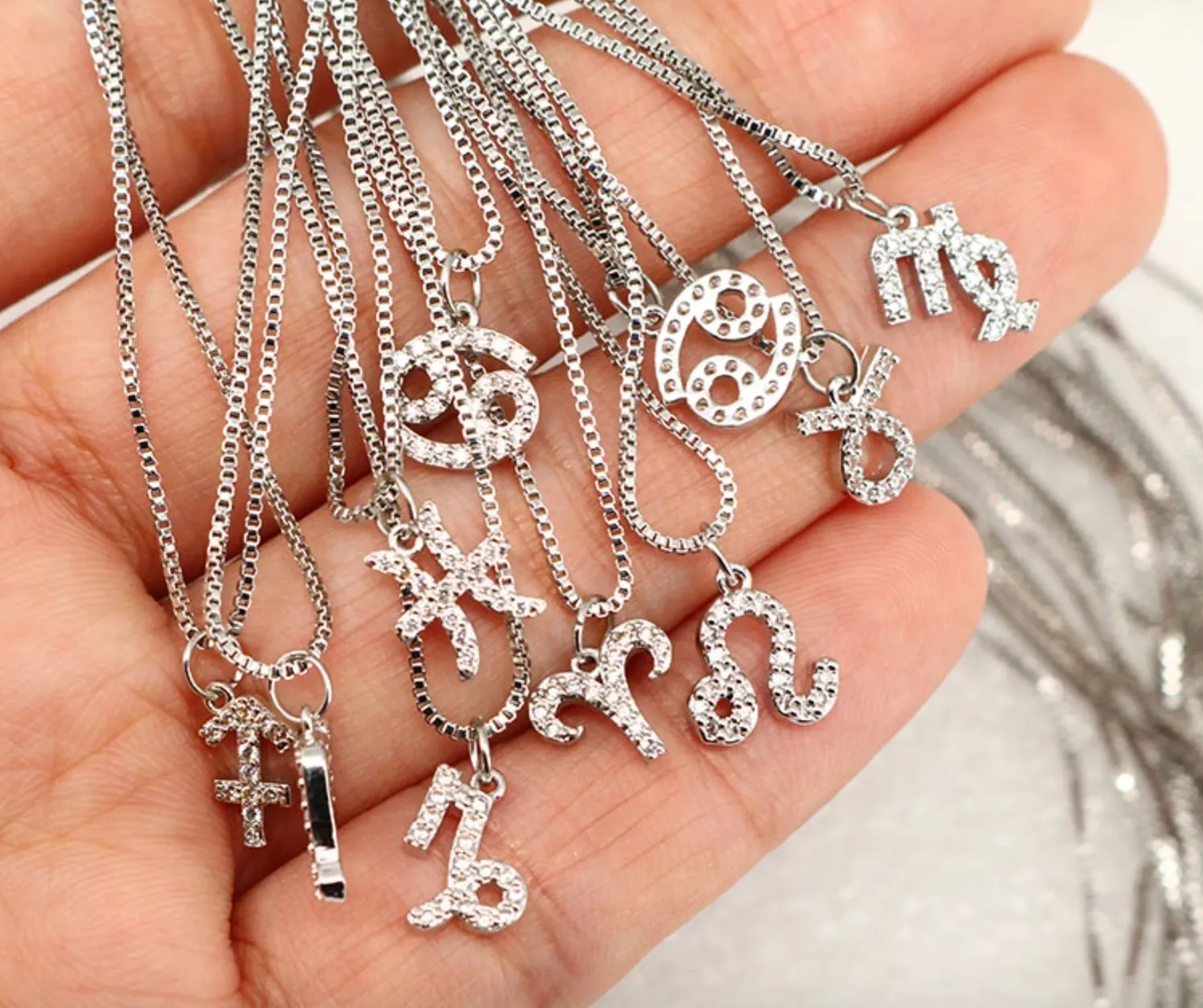 Pisces stones necklaces