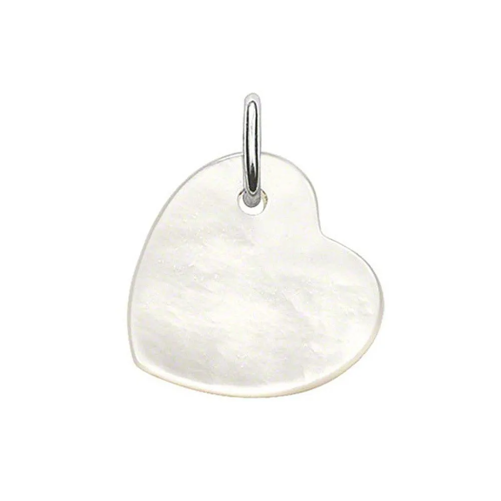 PMother Of Pearl Heart Pendant