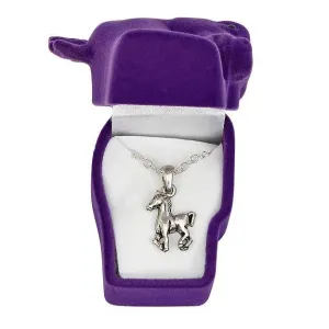Prancing Pony Necklace w/Horse Head Gift Box