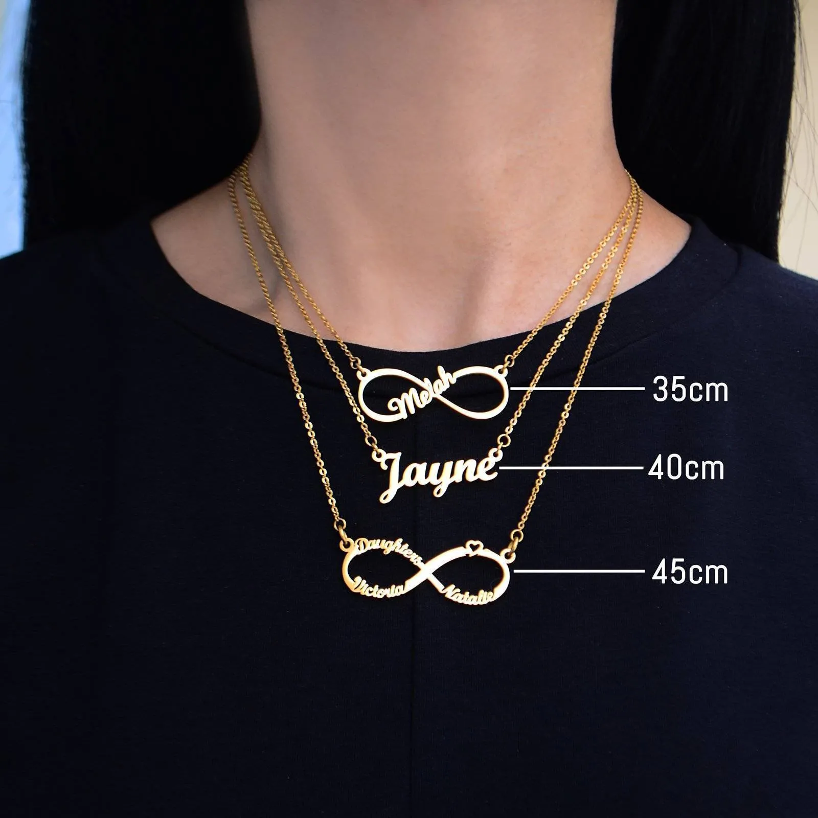 Precious Heart Name Necklace