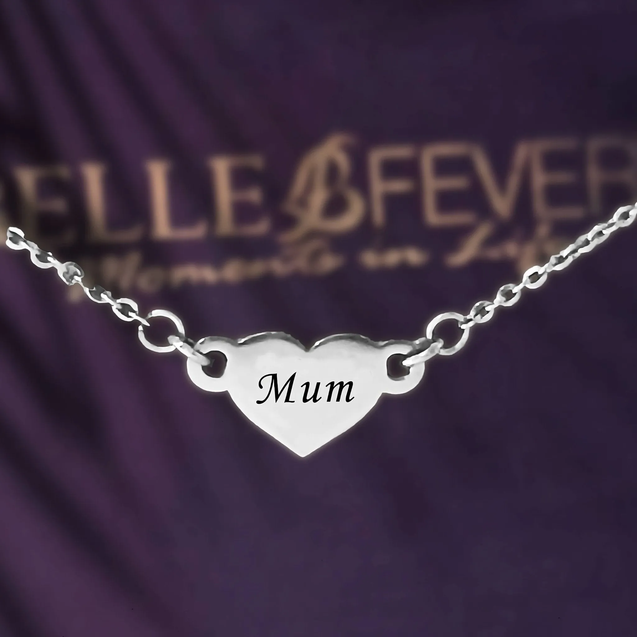 Precious Heart Name Necklace