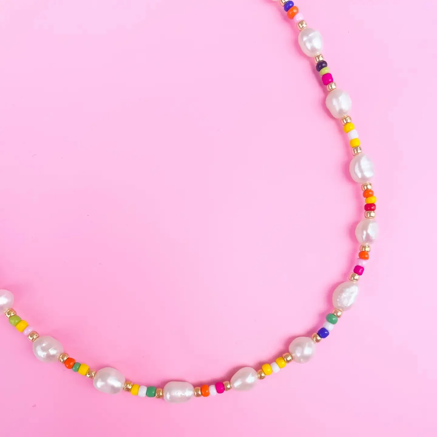 *PREORDER* Rainbow Pearl Necklace