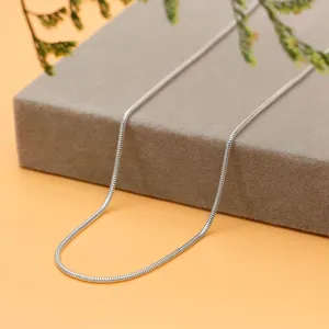 Pure 925 Silver Chain - Vibrant Spring Design With Silver Finish