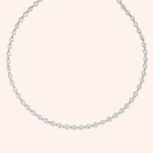 "Brielle" 10.9CTW Diamonds by the Yard Necklace