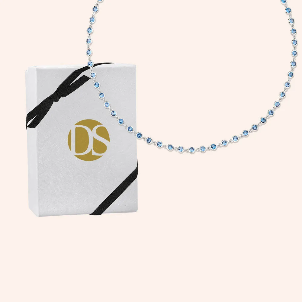 "Brielle" 10.9CTW Diamonds by the Yard Necklace