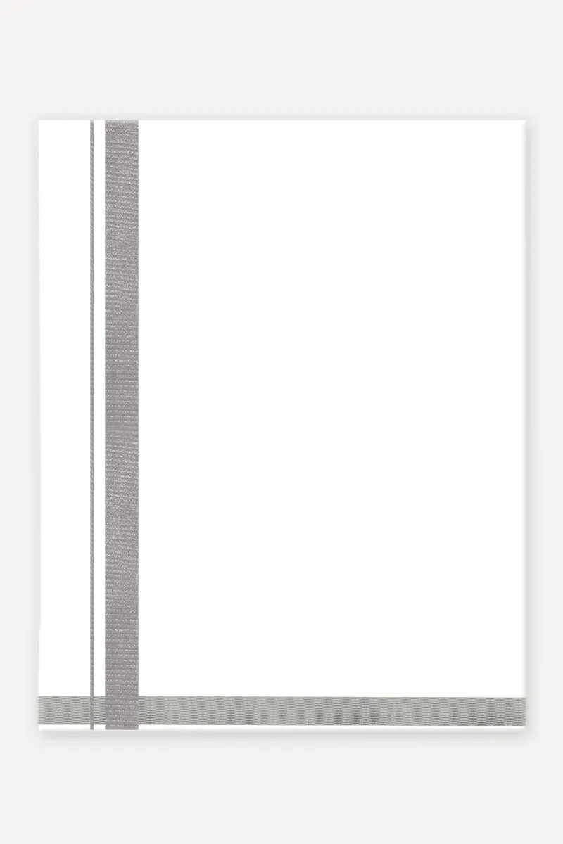 Randam Silver Jari - Single Layered Dhoti With Jari Borders For Men | Uathayam