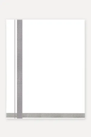 Randam Silver Jari - Single Layered Dhoti With Jari Borders For Men | Uathayam