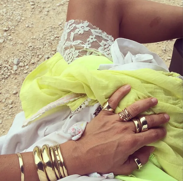 Raw Thick Cuff - 14K Gold Plated