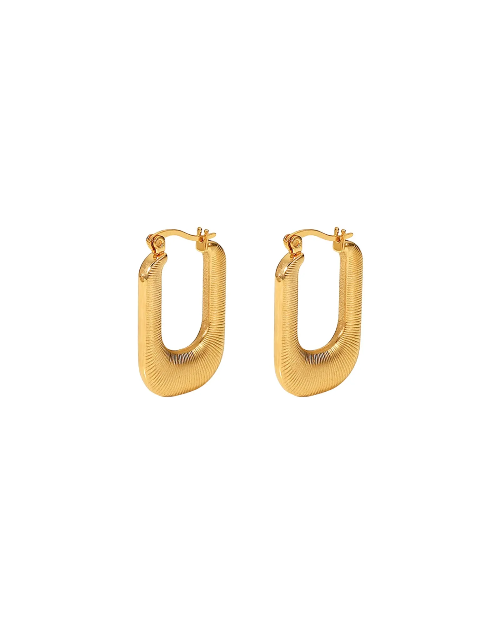 Rectangular Chunky Hoops
