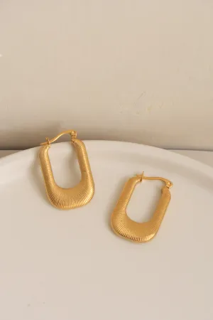 Rectangular Chunky Hoops