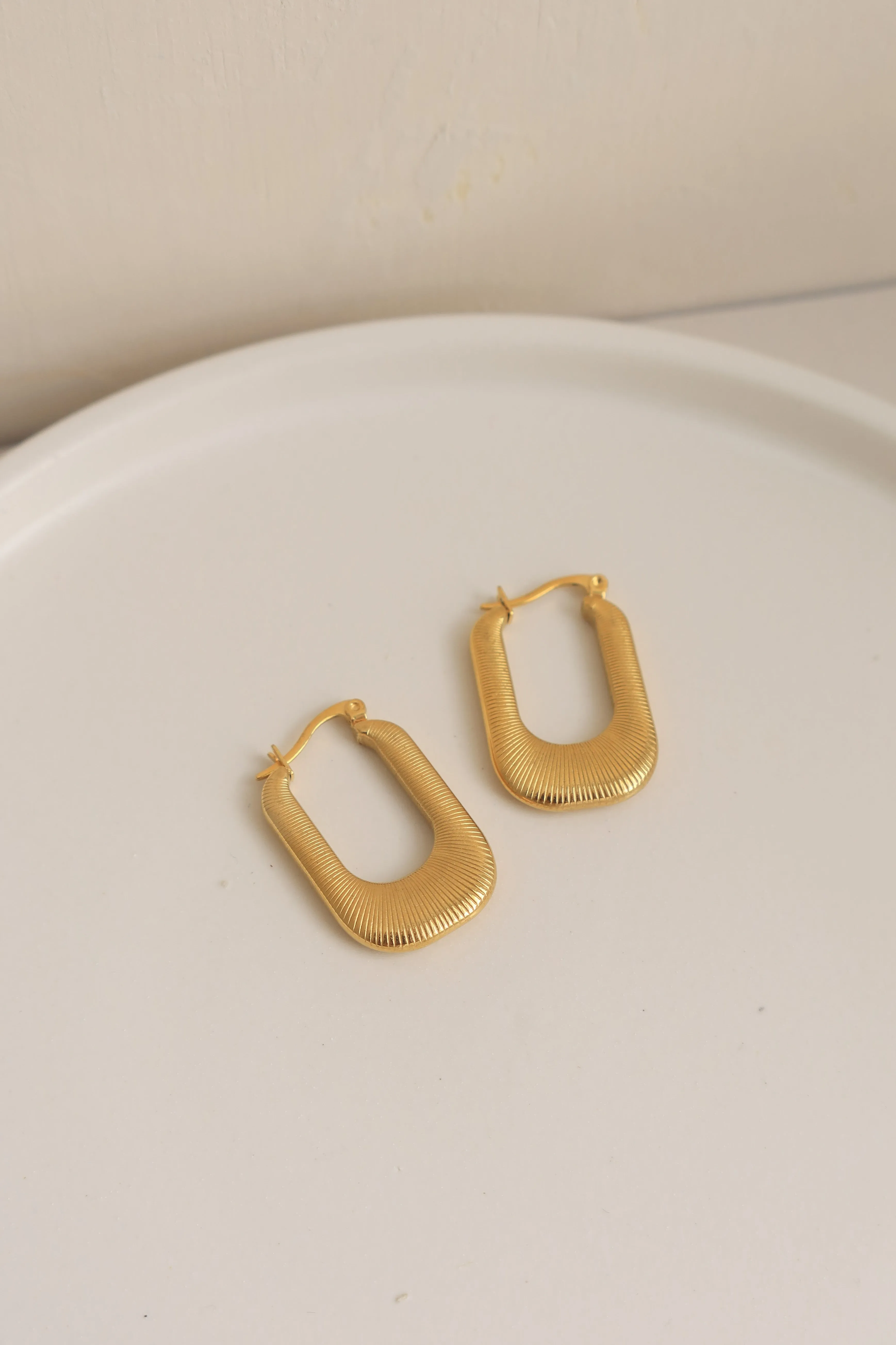 Rectangular Chunky Hoops
