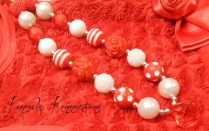 Red Chunky Necklace