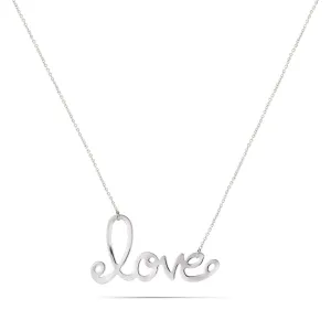 RHODIUM TONE LOVE  NECKLACES #FW1403793 (IF15)