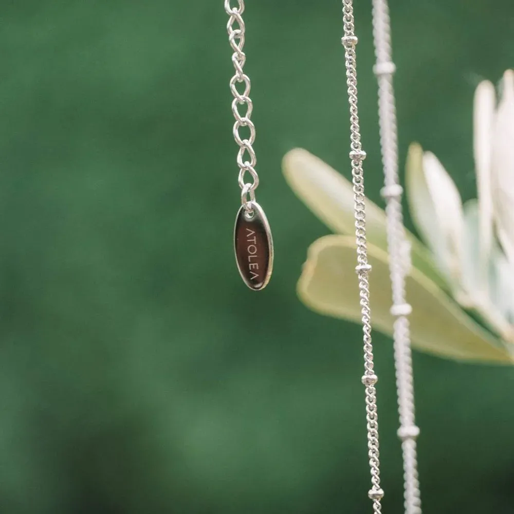 Rio Boho Layered Necklace - Silver