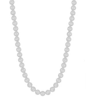 Round Halo Necklace