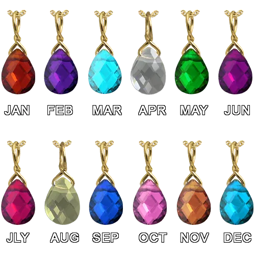 Round Photo- Fingerprint Dog Tag & Birthstone Jewelry Set