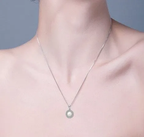 Round Real Pearl Necklace