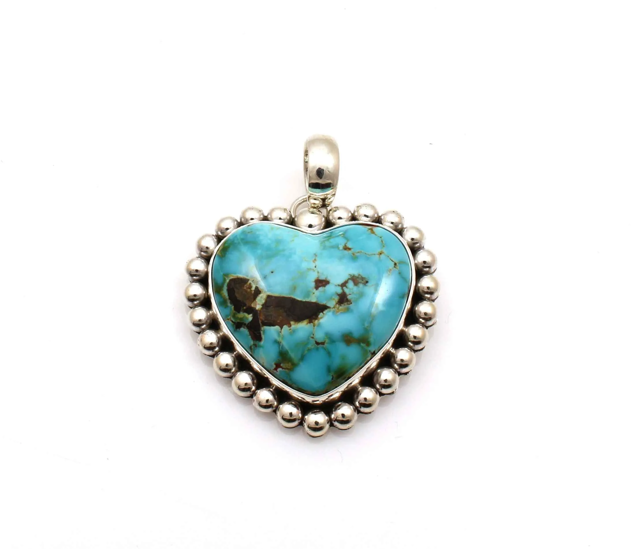 Royston Turquoise Heart Pendant