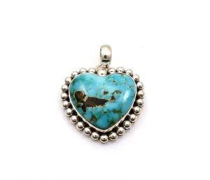 Royston Turquoise Heart Pendant