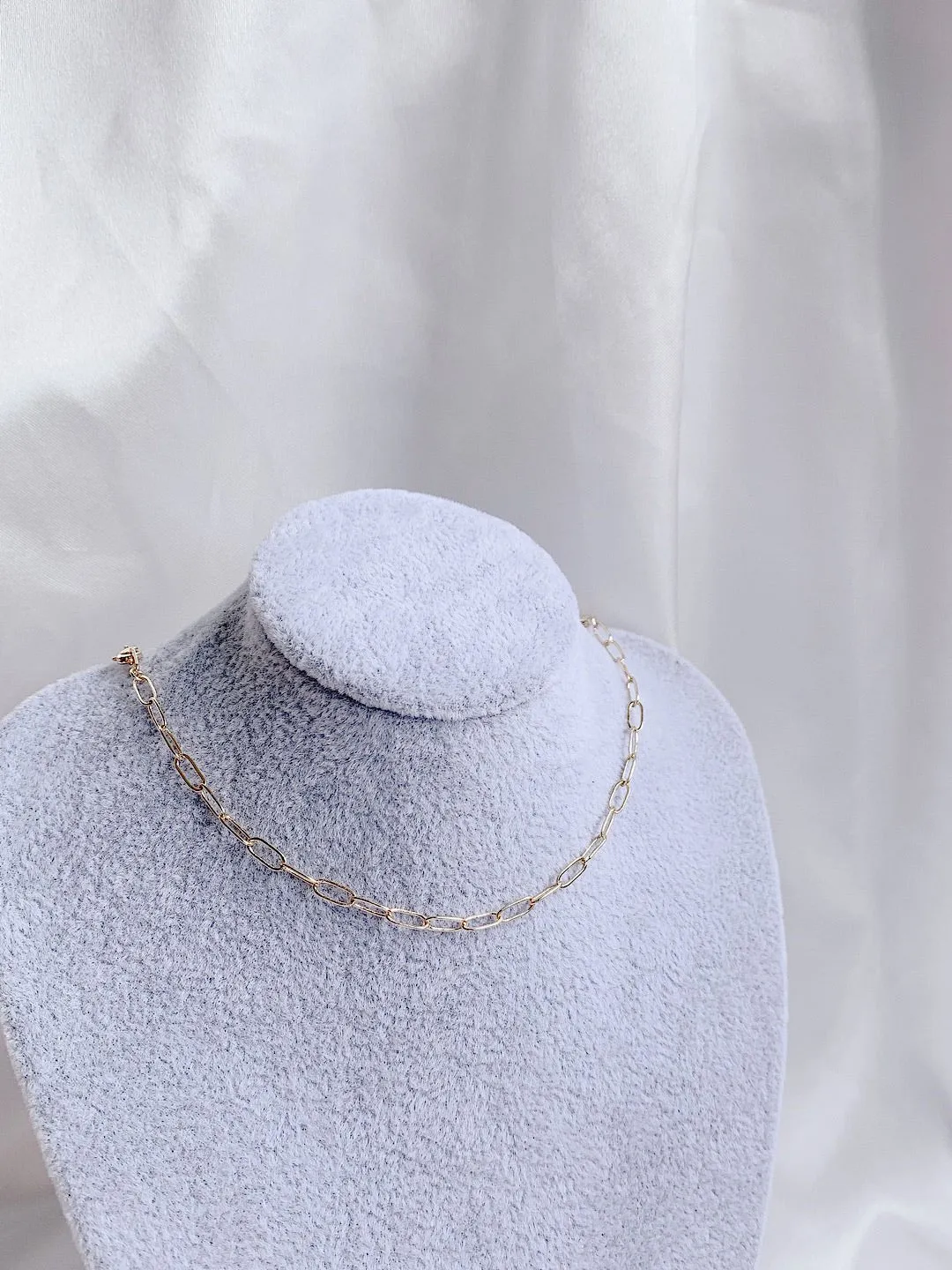Ruthe Chain Necklace, 14k gold-plated (made to order)