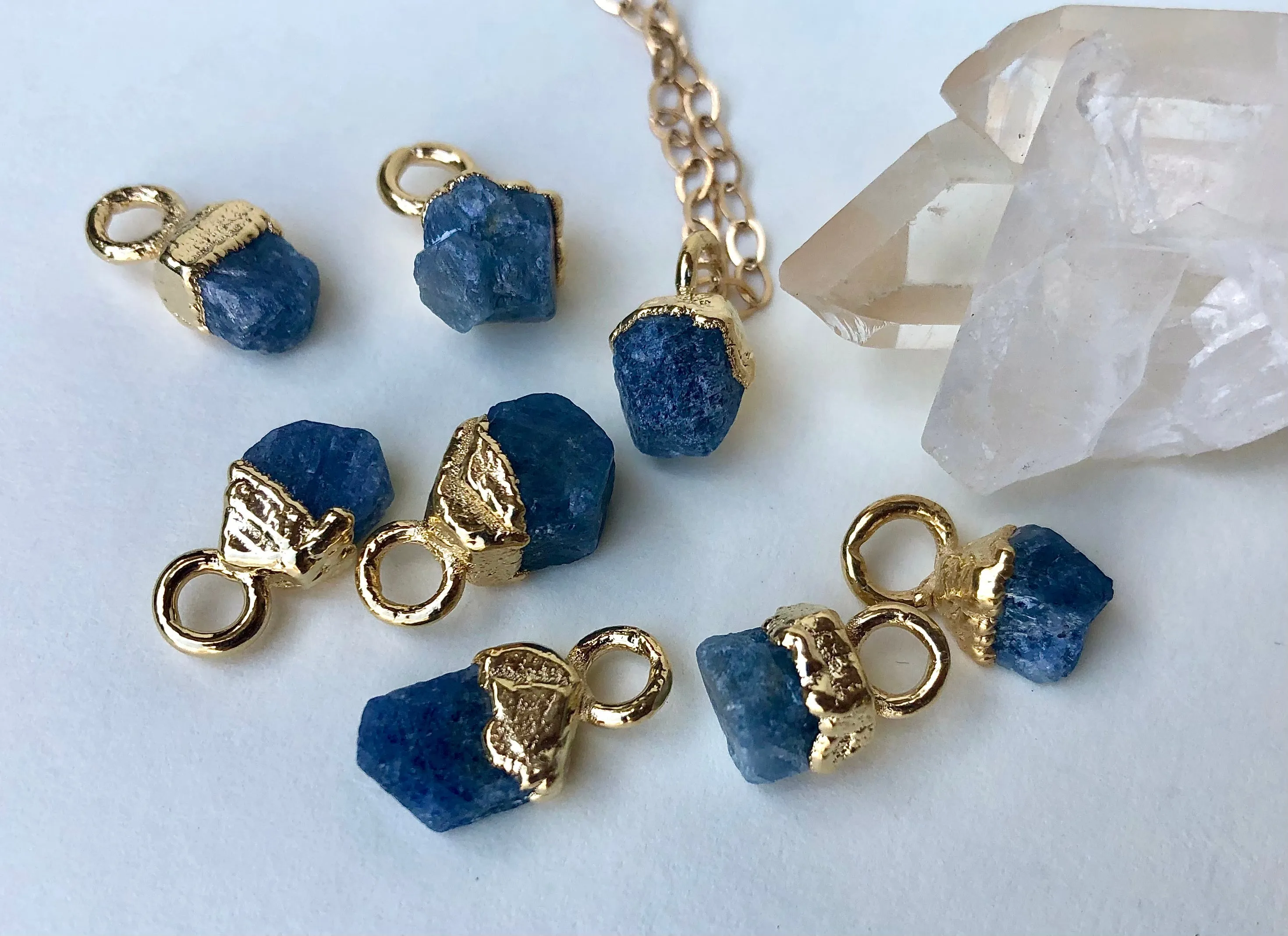 Sapphire Drop Necklace