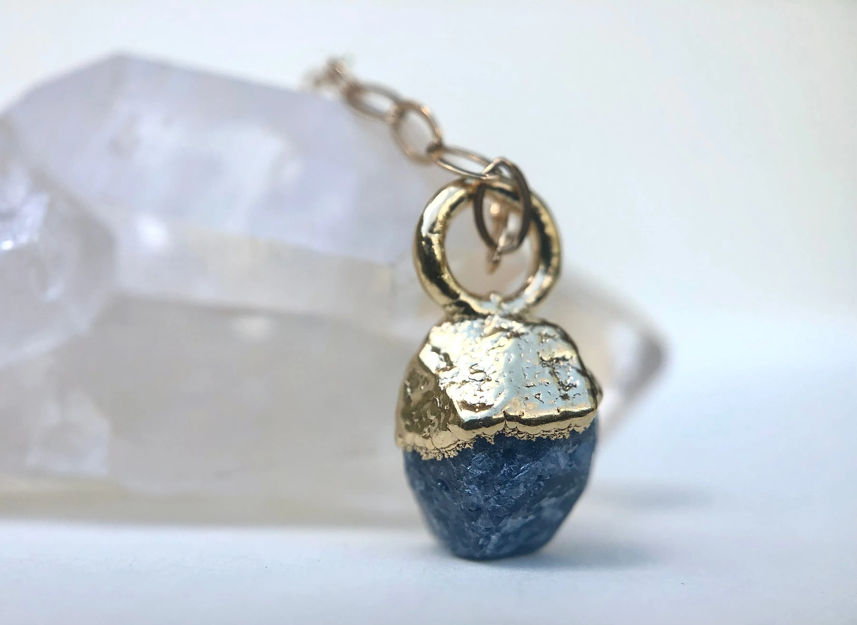 Sapphire Drop Necklace