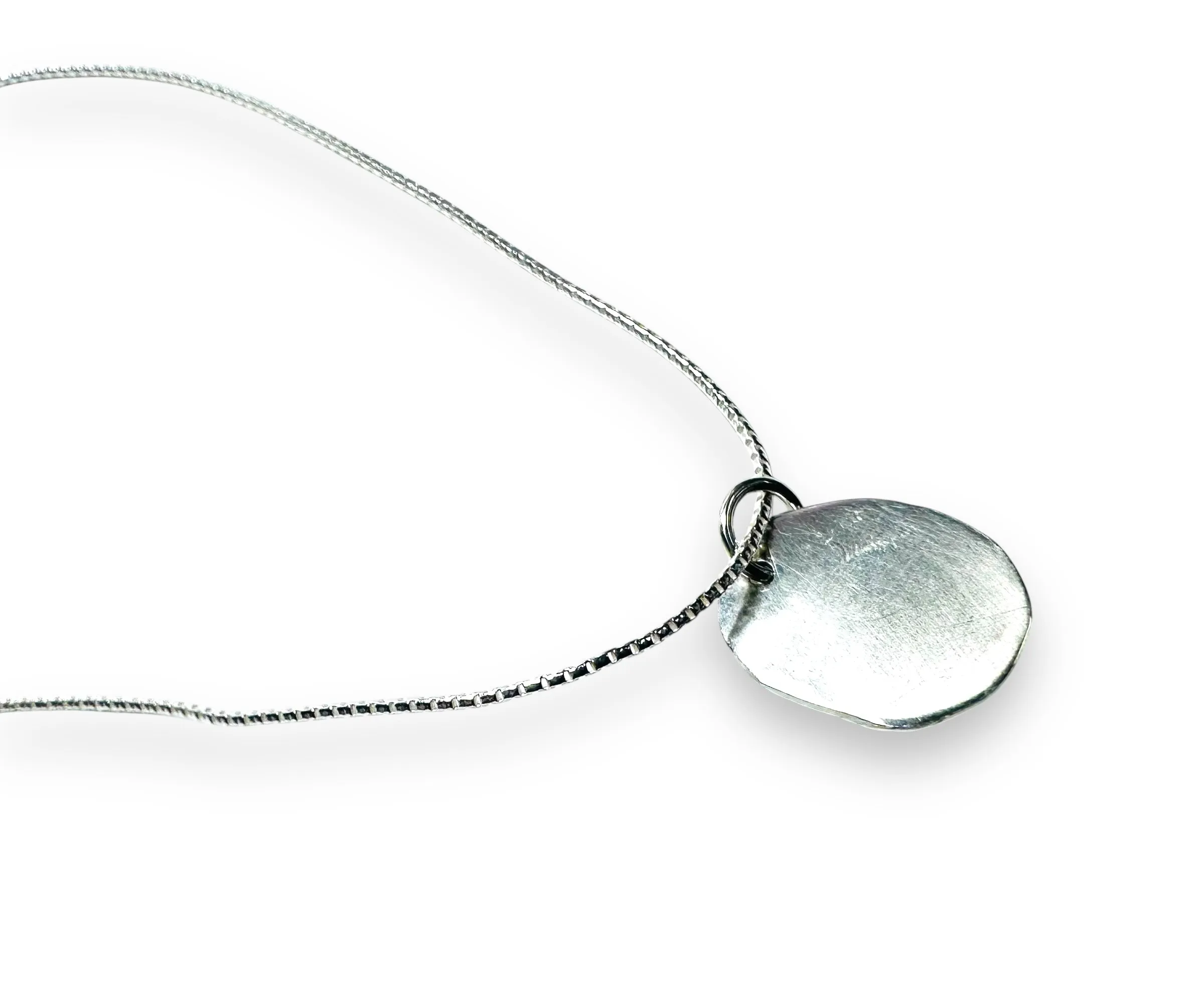 Sapphire Sterling Necklace, September Birthstone Necklace