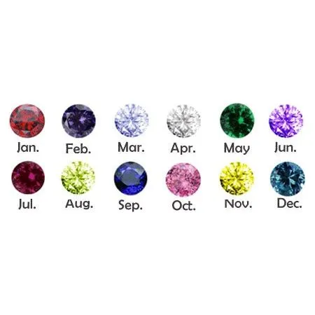 Script Birthstone Name Necklace