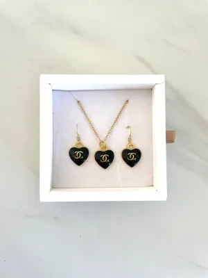 SET: CC Candy Heart- BLACK
