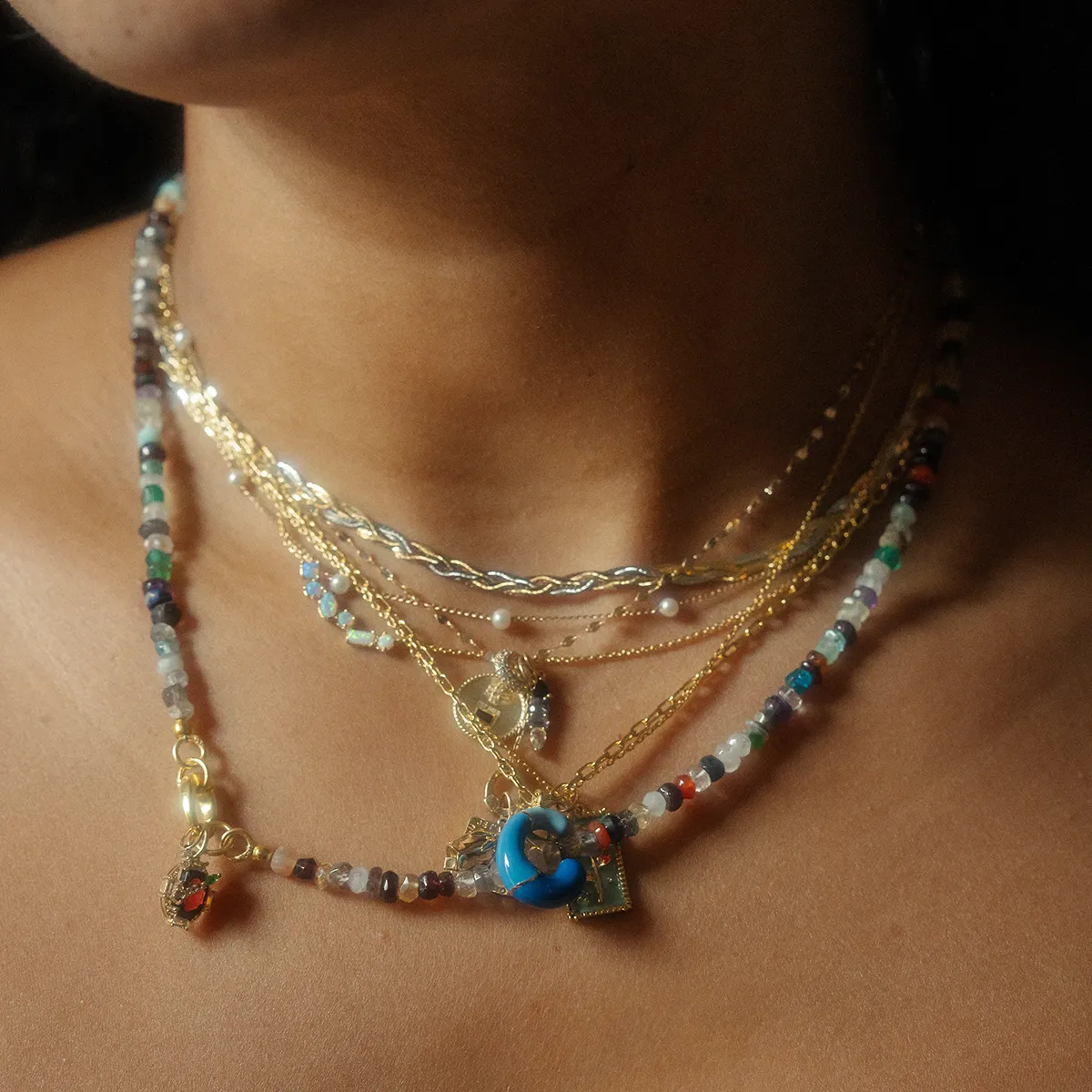 Shades of You Ombre Birthstone Necklace